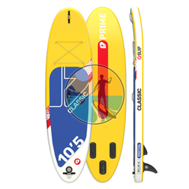 Сап-доска с веслом Prime sup 10'5 classic yellow