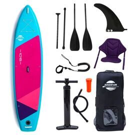 Надувной sup board Adventum 10'6 Teal-Pink